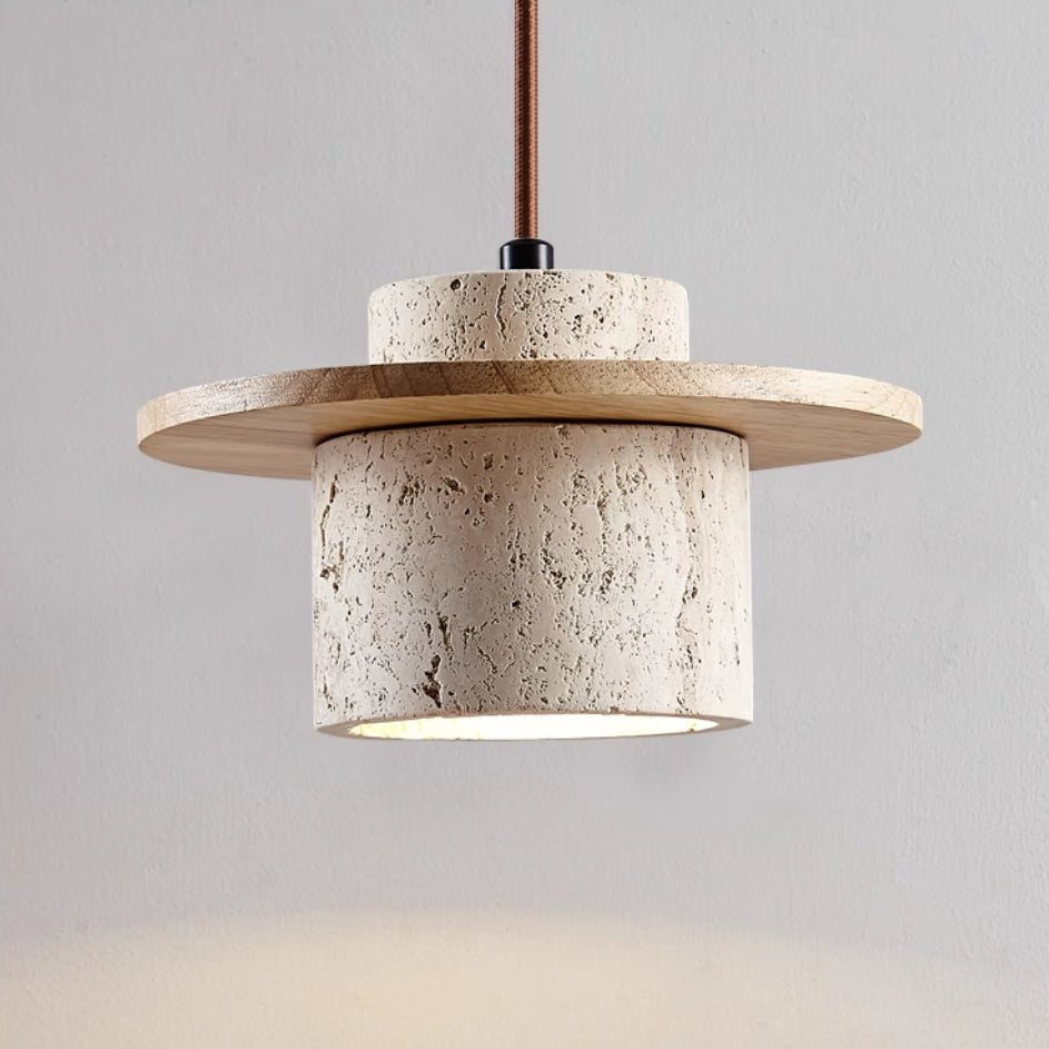 Stijlvolle Travertin Hanglamp voor een Chic Interieur