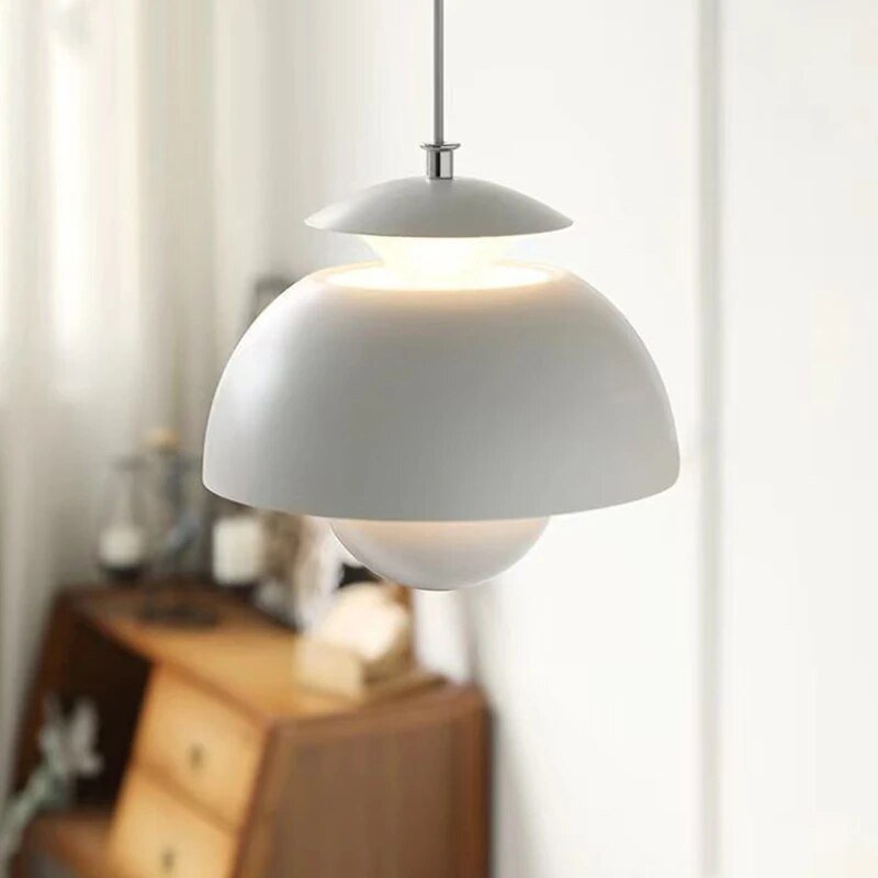 Stijlvolle Scandinavische Moderne LED Hanglamp voor een Vleugje Elegantie