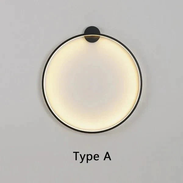 LumiRing - Elegante Ronde Wandlamp met Minimalistisch Design