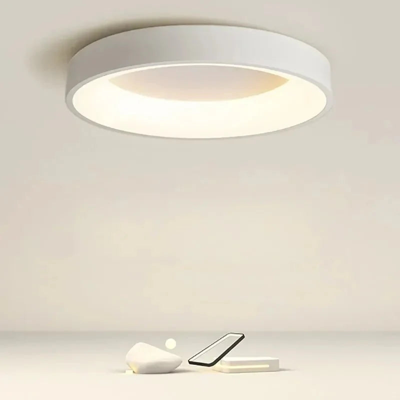 Modern Scandinavische Ronde LED Plafondlampen voor een Betoverende Sfeer