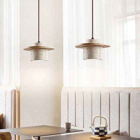 Stijlvolle Travertin Hanglamp voor een Chic Interieur