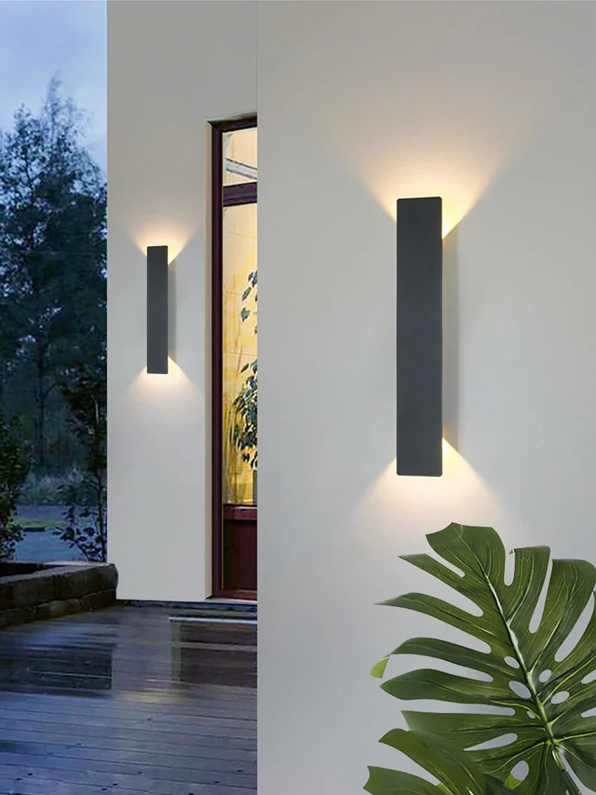 Eenvoudig te installeren waterdichte LED wandlamp voor een sfeervolle buitenverlichting