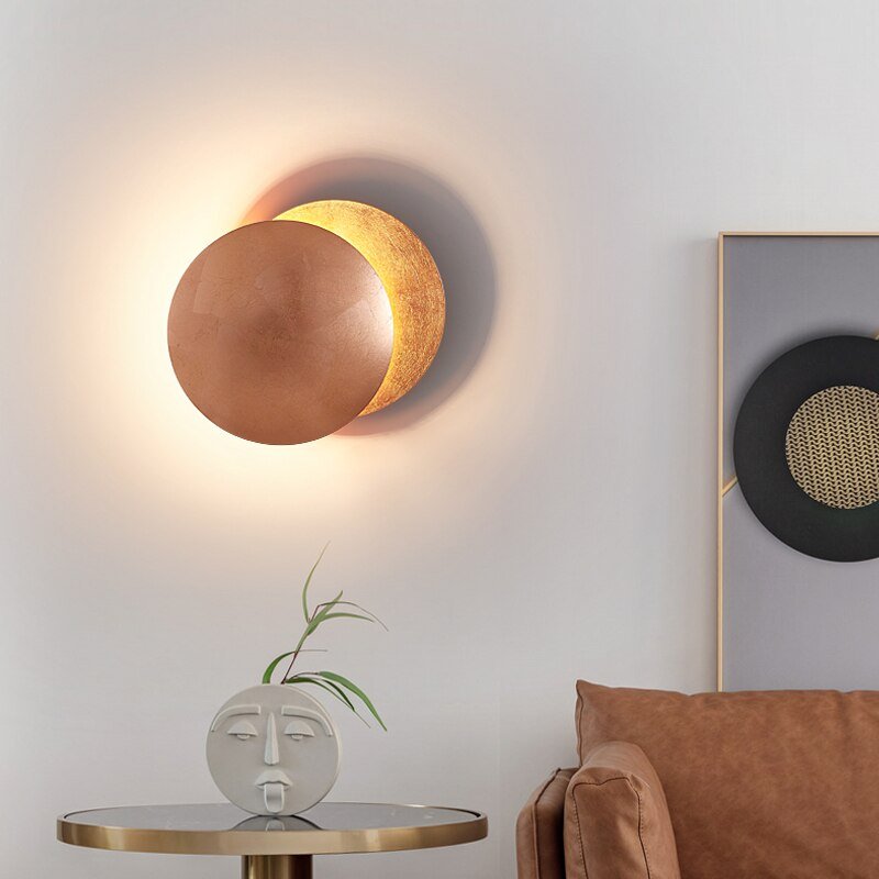 Magische Wandlamp met Betoverende Zonsverduistering Effecten