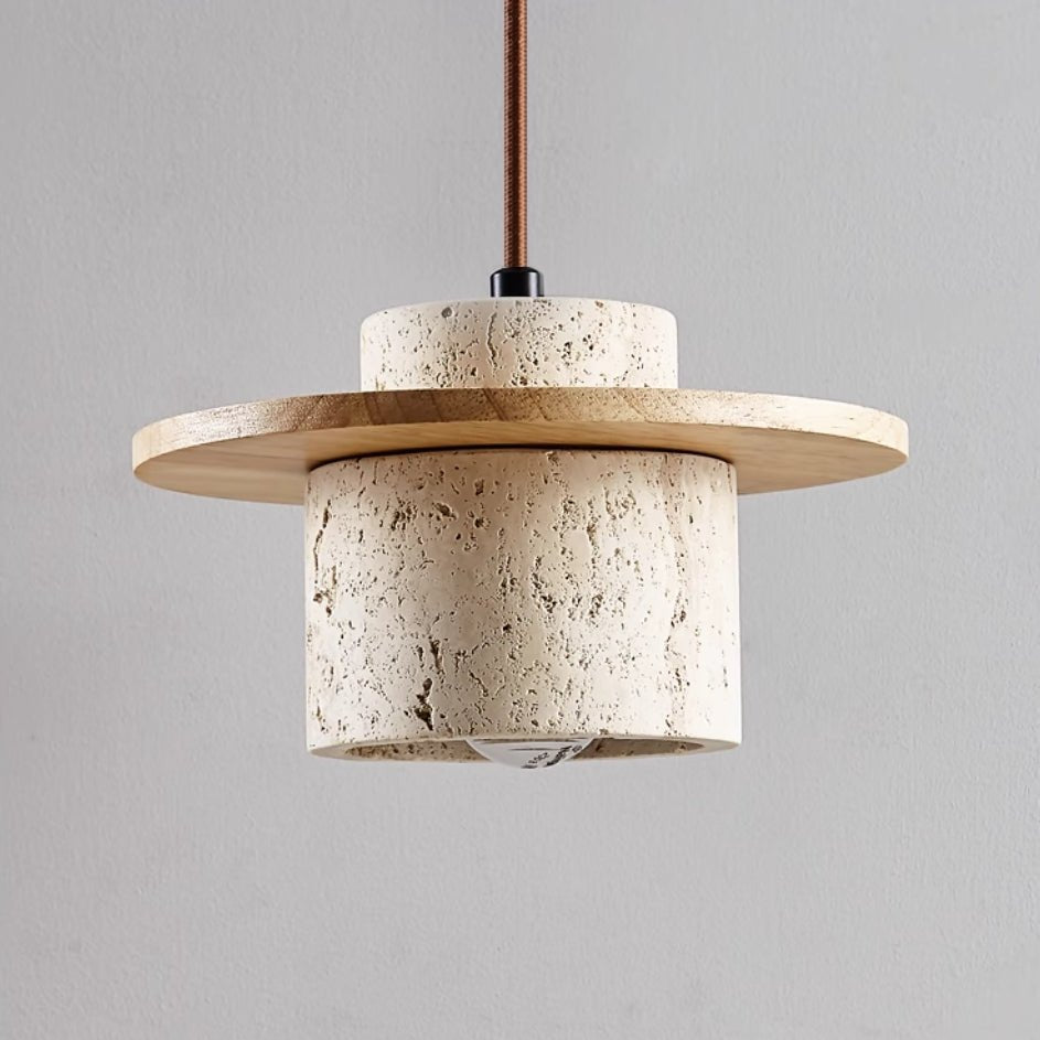 Stijlvolle Travertin Hanglamp voor een Chic Interieur