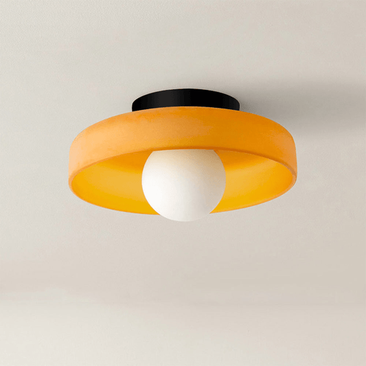 Stijlvolle ronde plafondlamp in een modern ontwerp