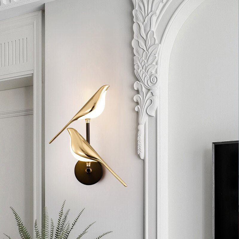 Birdy - Elegante Wandlamp in Vogeldesign voor een Unieke Sfeervolle Verlichting