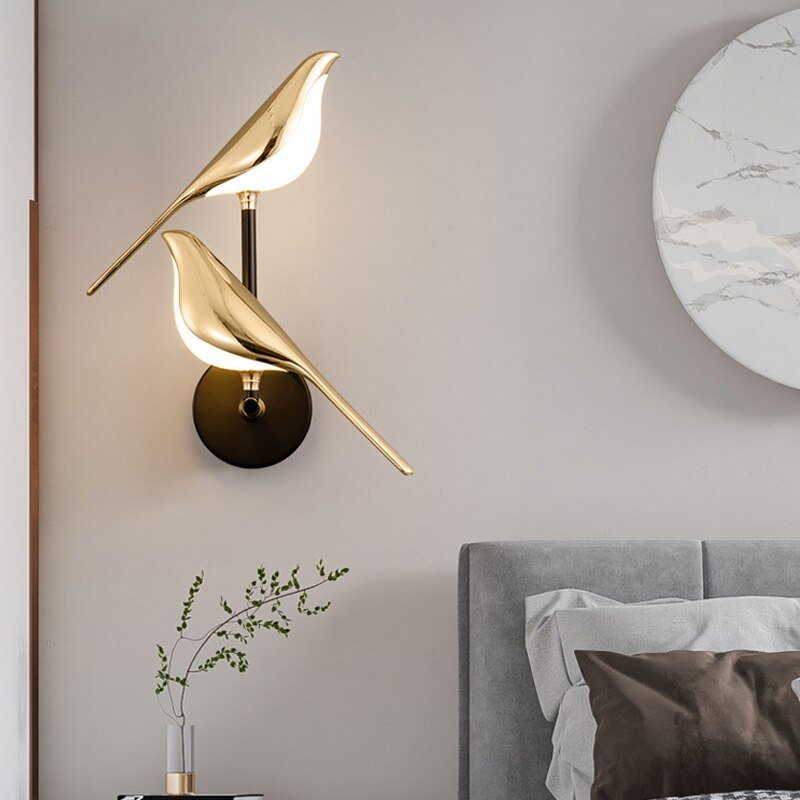 Birdy - Elegante Wandlamp in Vogeldesign voor een Unieke Sfeervolle Verlichting