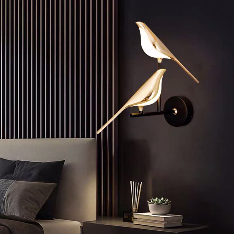 Birdy - Elegante Wandlamp in Vogeldesign voor een Unieke Sfeervolle Verlichting