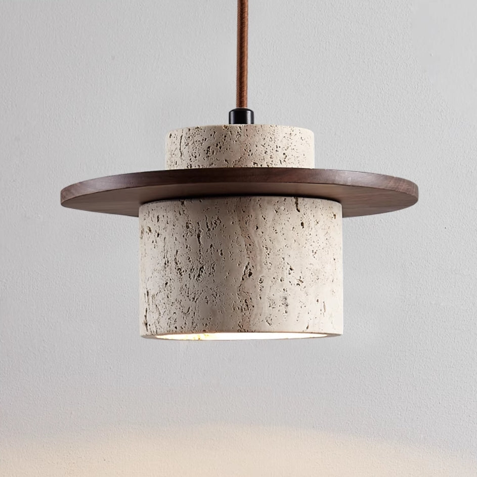 Stijlvolle Travertin Hanglamp voor een Chic Interieur